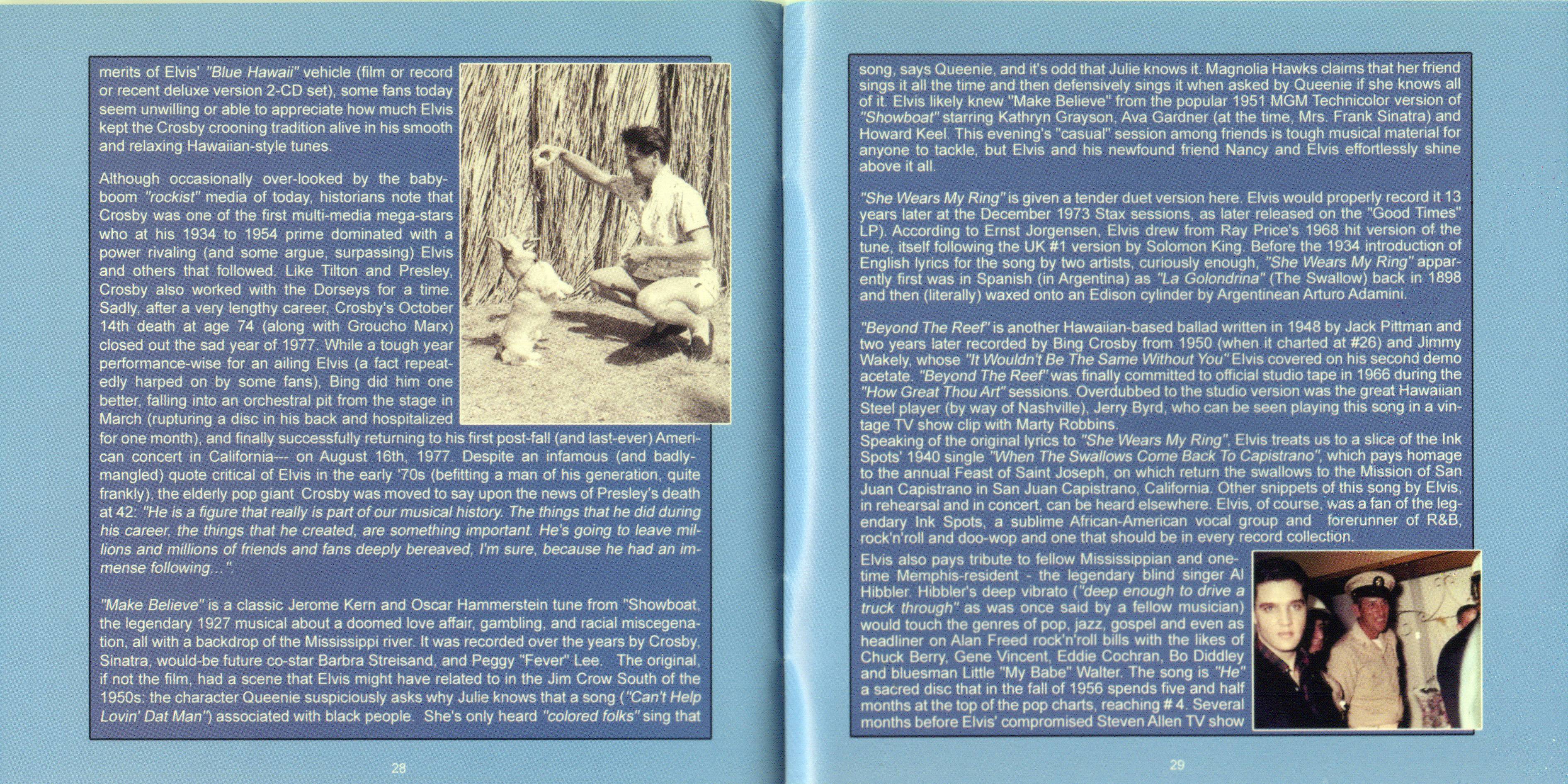Elvis Presley Let Me Be The One Behind Closed Doors : Booklet 14
